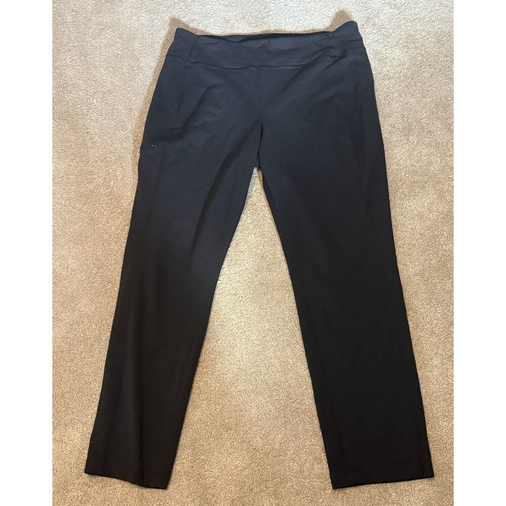 Duluth Trading Leggings Women's Size Large length 29 short Black leggings Pants